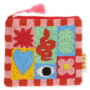 BY31&reg; Pouch collage Red-Light Pink-Multicolour