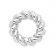 Stainless steel findings closed ring 6mm Silver