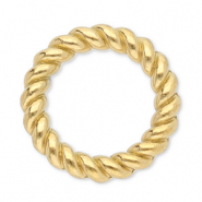 Stainless steel findings closed ring 10mm Gold