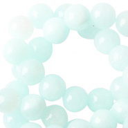 Natural stone beads 6mm Light Turquoise Blue