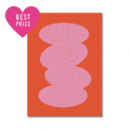 BY31&reg; Jewellery cards oval Red-Light Pink
