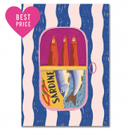 BY31&reg; Jewellery cards "Sardine" Blue-White