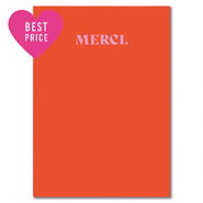 BY31&reg; Jewellery cards "Merci" Red-Light Pink