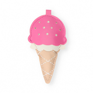 Statement charms ice lolly Sandstone Brown-Pink-White