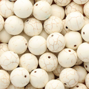 Beads Ceramic 16mm White