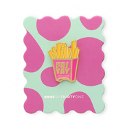 BY31® Pin "Fri yay" on card Mint Turquoise-Multicolour Pink-Multicolour Yellow-Gold
