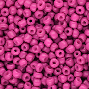 Glass seed beads 6/0 (4mm) Hot Pink