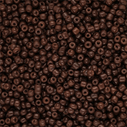 Glass seed beads 12/0 (2mm) Dark Brown