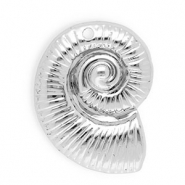 Acrylic charms shell Silver