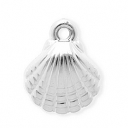 Acrylic charms shell Silver