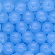 14 mm DQ&reg; acrylic beads shiny Blue