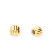 Stainless steel beads 3mm Gold