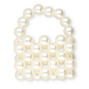 BY31® Statement charms handbag Off White