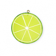 Statement charms slice of lime Lime Green-Green-White