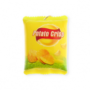 Statement charms bag of crisps Yellow-Red-Green