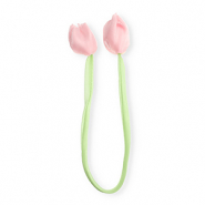 Statement charms tulip shiny Light Green- Light Pink