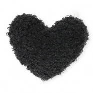 Statement charms heart Black