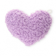 Statement charms heart Lilac Purple