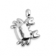 BY31® Stainless steel charms crab Silver