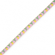 BY31&reg; Ribbon tekst lemon Orchid Pink-Yellow-Green-Gold