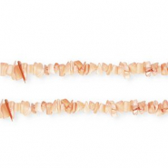Shell beads chipstone Salmon Orange