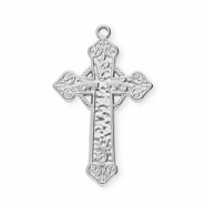 Stainless steel charms cross Silver
