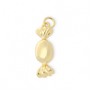 Brass TQ metal charms candy Gold
