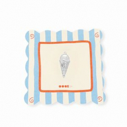 BY31&reg; Eco-brass metal charms ice cream Silver