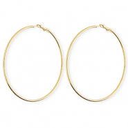 Stainless steel earrings&nbsp;/&nbsp;creoles Gold