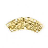 BY31&reg; Stainless steel findings connector archwith 8 loops Gold