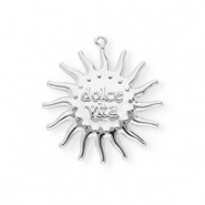 BY31&reg; Eco-brass metal charms sun Dolce vita"" Silver