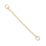 BY31&reg; Stainless steel anchor chain link charms / connector Gold