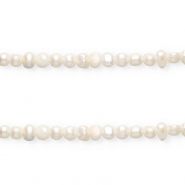 Imperfect freshwater pearls nugget round 8-9mm Natural White