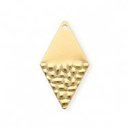 Stainless steel charms rhombus Gold