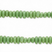 Beads Ceramic pebble-shaped Forest Green