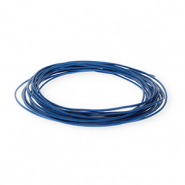 leather round 1,5mm Dark Blue