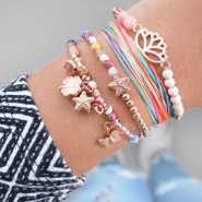 Inspirational Sets Colourful with DQ European metal and nylon S-Lon thread