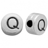 DQ European metal letterbead Q Antique Silver (nickel free)