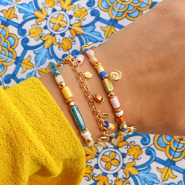 Inspirational Sets This way you create elegant bracelets with ceramic beads