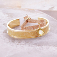 Inspirational Sets Bracelet inspiration with elastic ribbon and bangle bracelets