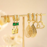 Inspirational Sets How to personalize brass TQ metal earrings