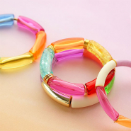 Inspirational Sets How to design acrylic tube beads into bracelets and necklaces