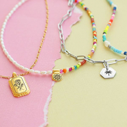 Inspirational Sets Use summer DQ and stainless steel charms for jewellery with a beach vibe