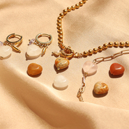 Inspirational Sets Getting started with natural stone beads hearts