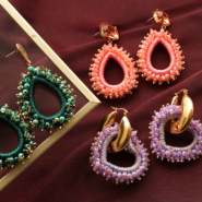 Inspirational Sets How to create chic earrings with top facet charms