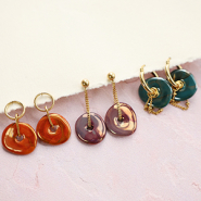 Inspirational Sets How to incorporate Greek ceramic beads donuts into your jewellery