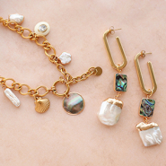 Inspirational Sets Beautiful freshwater pearls charms and connectors