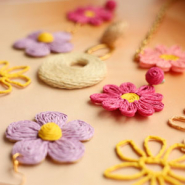 NEW Shop now new raffia pendants and findings