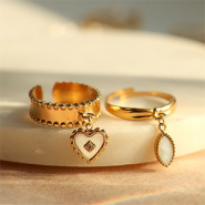 Inspirational Sets Make beautiful necklaces and rings with stainless steel shell charms