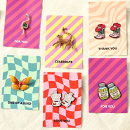 Inspirational Sets Inspiration time with brooches, pins and jewellery cards